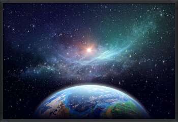 Poster Exoplanet in deep space